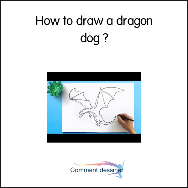 How to draw a dragon dog